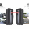 Sensor Anti-Esmagamento para Automatizador de Portão  (Sensor Ativo de Barreia) - Image 2